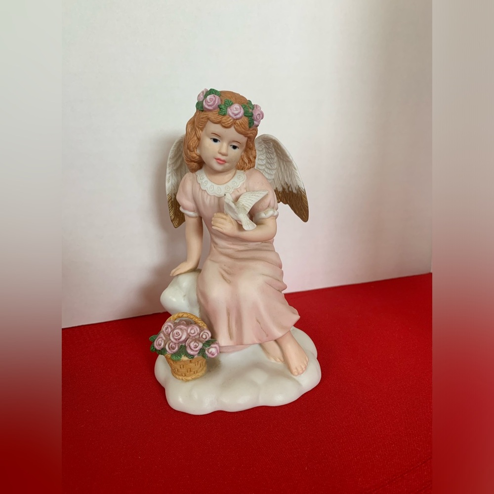 HOME INTERIORS “Angelic Peace” 14063-99 Figurine Vintage